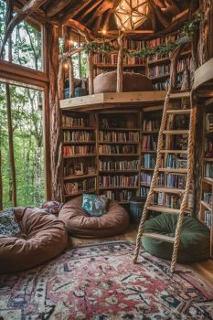 55 Cozy Home Library Ideas - Plumbing Reads
